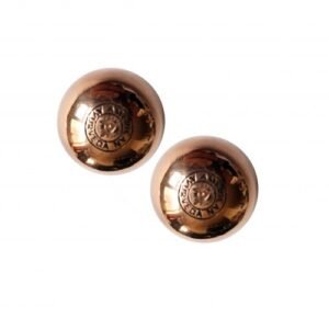 Premium Native Pure Solid Copper Ball Approx 38mm 1.5 inch Diameter Healing Energy Orb Sphere Mineral, Mental Agility, Grounding, Eurythymy, Movement Therapy - 2 Balls of 2 Inch