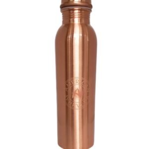 Pure Copper Water Bottle Leak Proof Cup Tumbler Joint Free with Screw on Lid by American Ayurveda