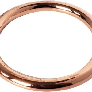 Pure Copper Super Heavy Duty Bangle Bracelet 3 inch inner diameter 10mm thick weighs a solid 6 Oz by American Ayurveda