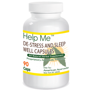 Help Me Destress and Sleep Well Capsules made with Certified Organic Ingredients